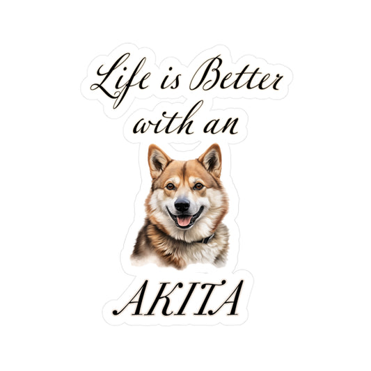 Akita Sticker - Vinyl Dog Decals