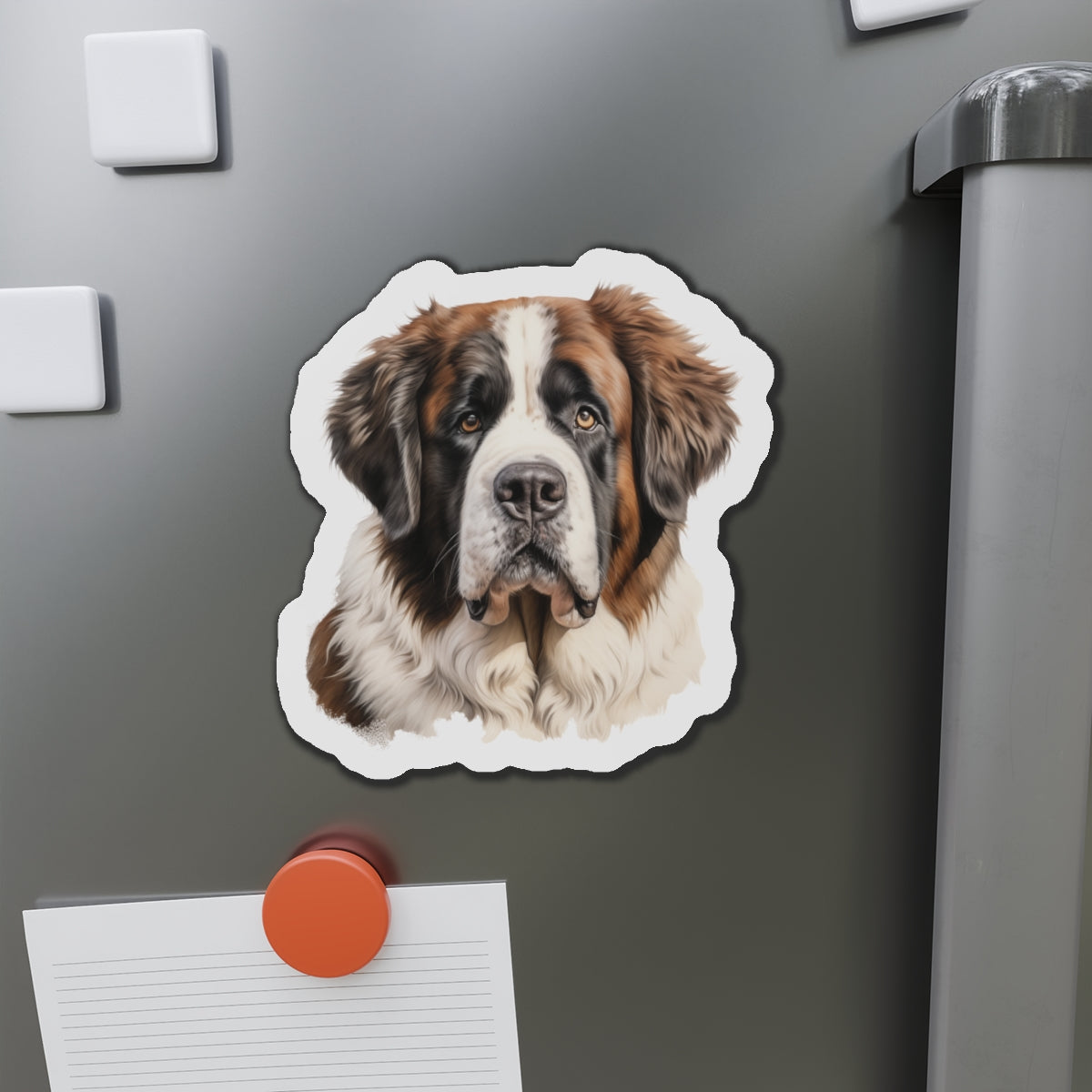 St Bernard Magnet - Die-Cut