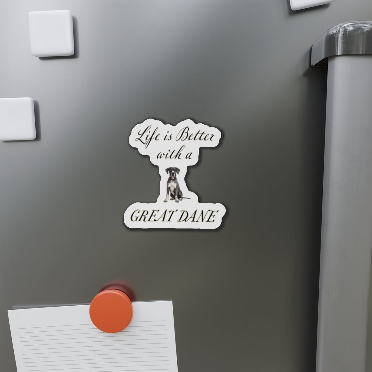 Great Dane Magnet - Die Cut Dog Magnet