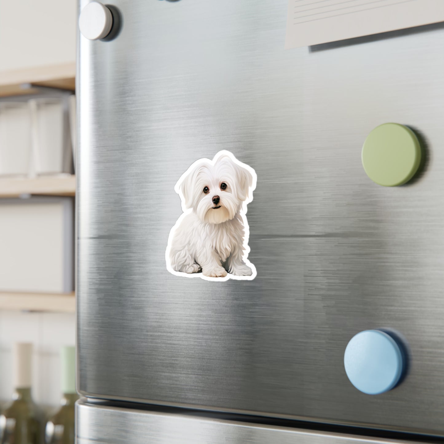 Maltese Sticker - Vinyl Dog Decals