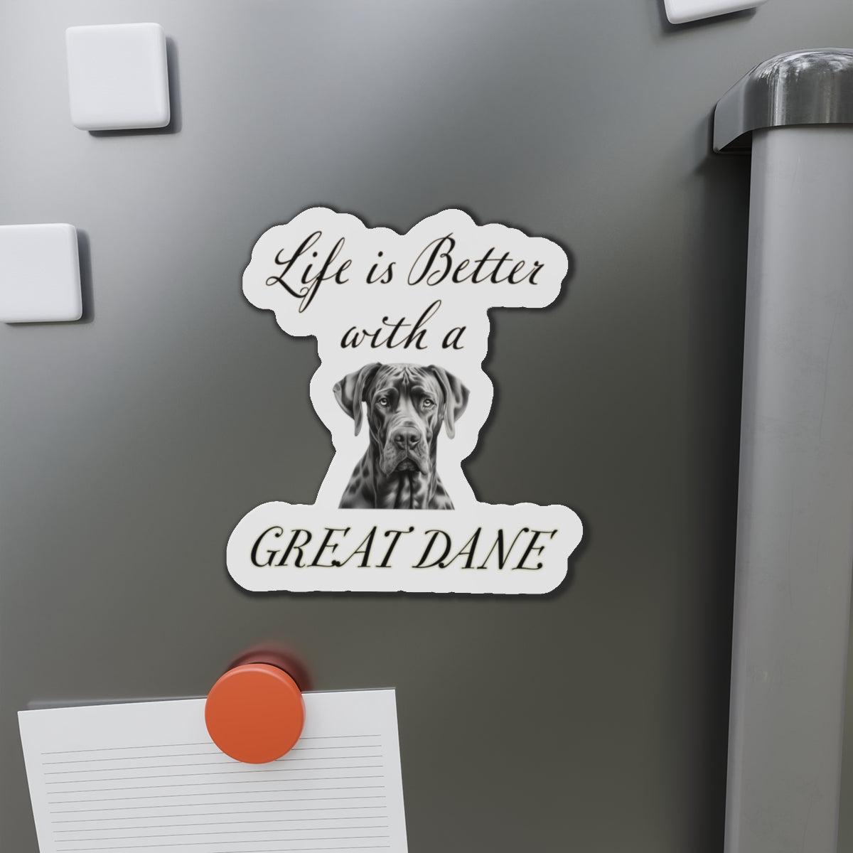 Great Dane Magnet - Die Cut Dog Magnet