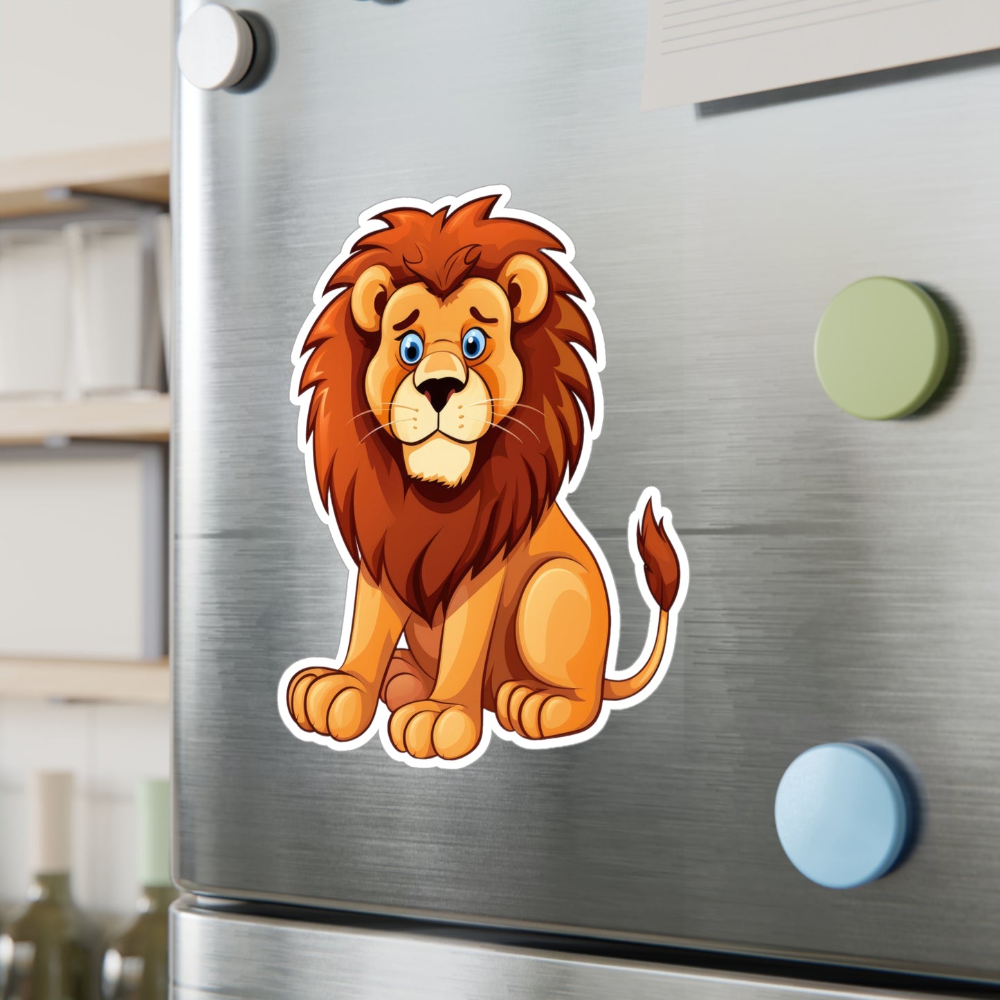 Lion Sticker - Waterproof Vinyl Wildlife Decal