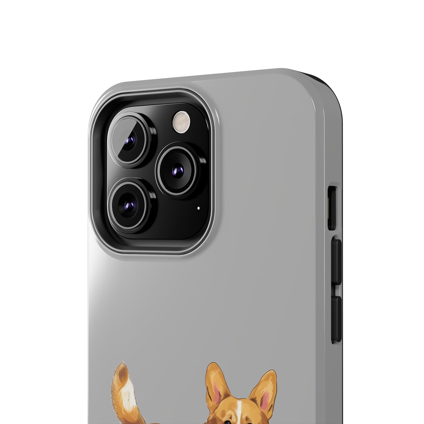 Light Grey Corgi Tough Phone Case