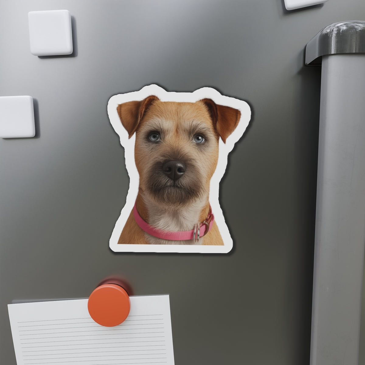 Border Terrier Die-Cut Magnet - Cute Dog Breed Refrigerator Magnet, Pet Lover Gift, Animal Decor, Fridge Decoration, Puppy Art Magnet