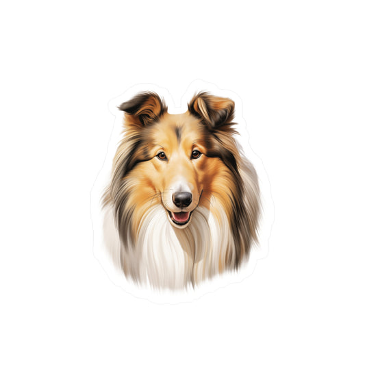 rough collie sticker