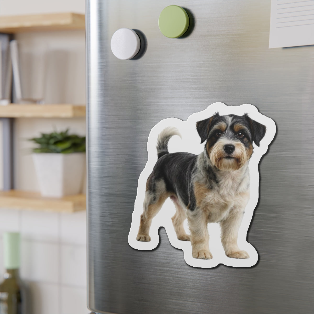 Border Terrier Die-Cut Magnet - Cute Dog Breed Refrigerator Magnet, Pet Lover Gift, Animal Decor, Fridge Decoration, Puppy Art Magnet