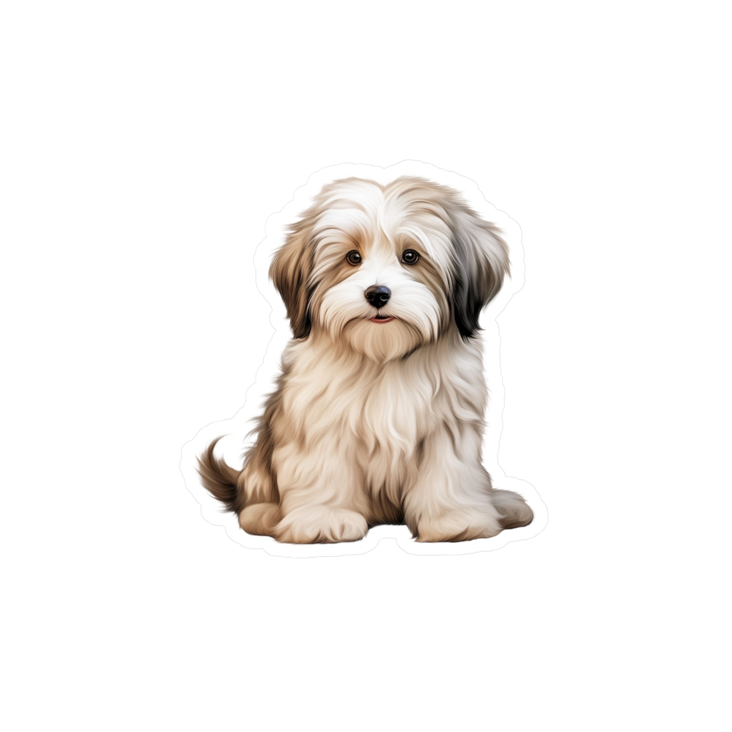 Havanese Sticker - Vinyl Dog Decals