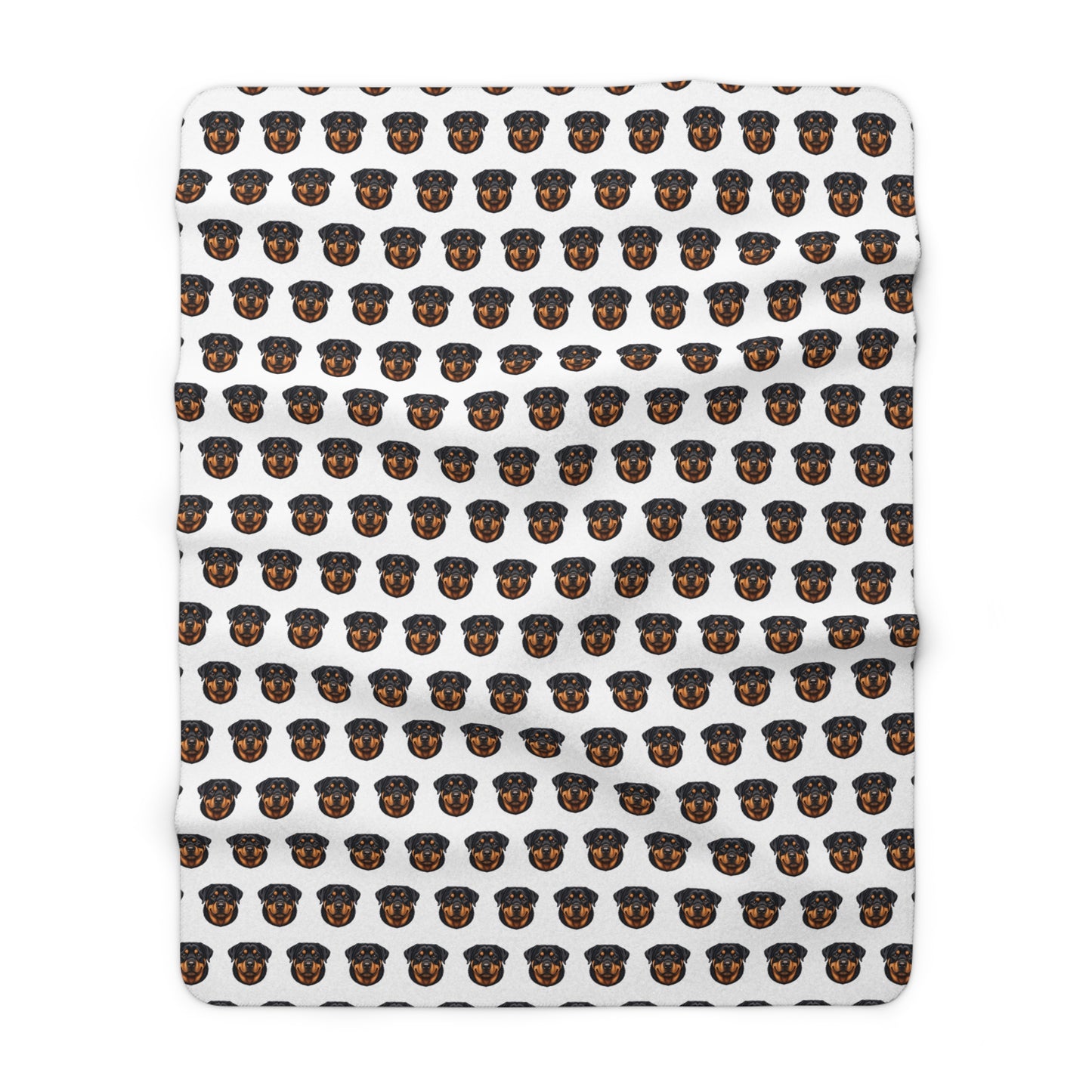 Rottweiler Sherpa Fleece Blanket - Dog Lover Gift