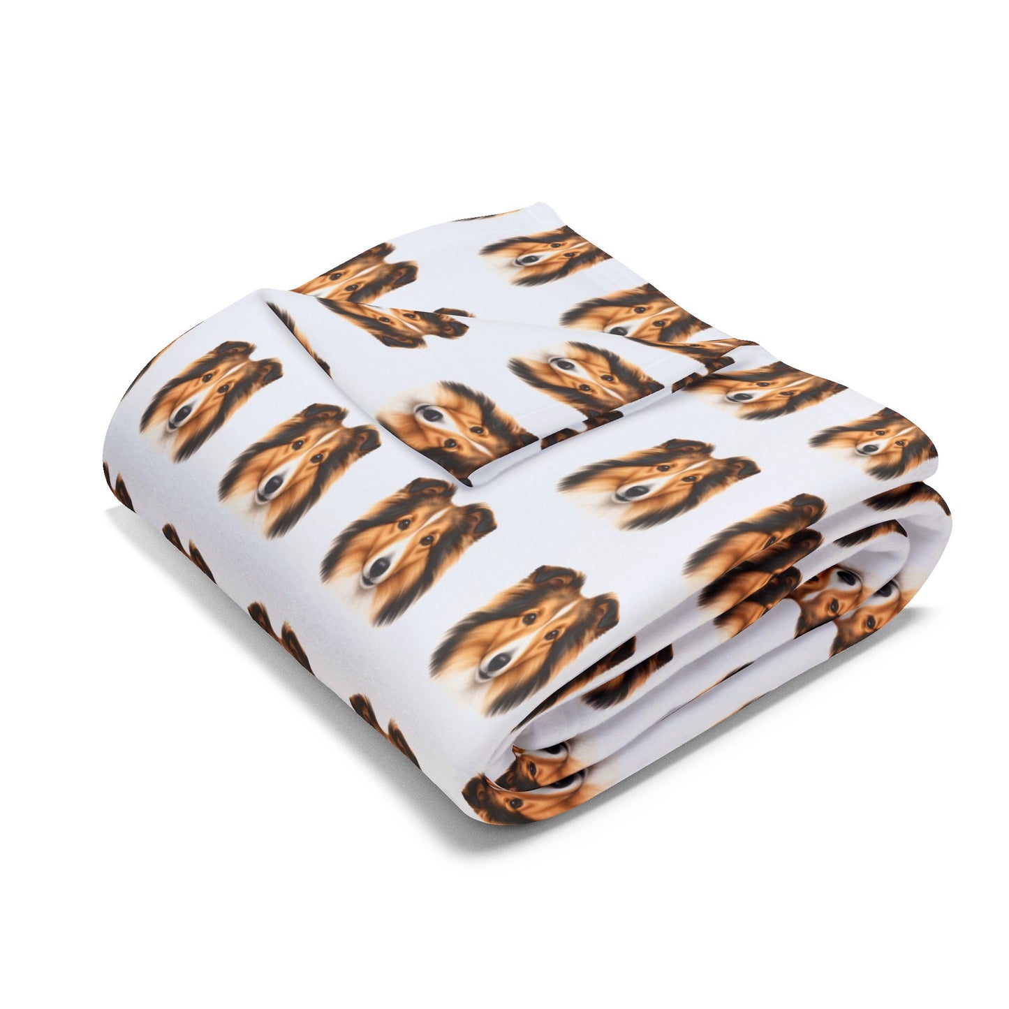 Shetland Sheepdog Portrait Arctic Fleece Blanket | Shetland Sheepdog Lover Gift