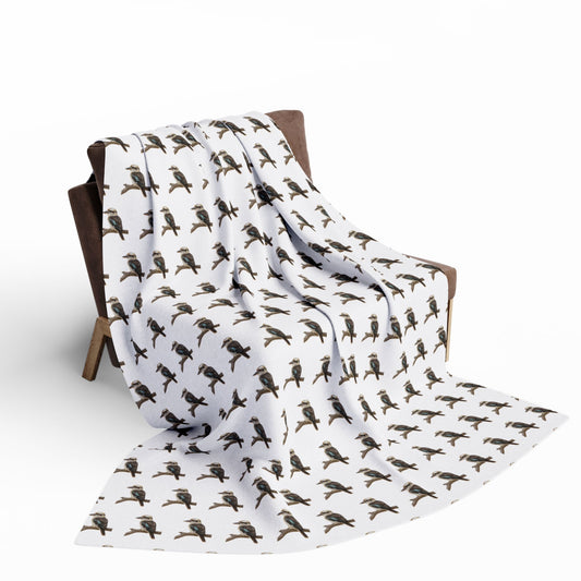 Kookaburra Blanket | Arctic Fleece Bird Wildlife Throw