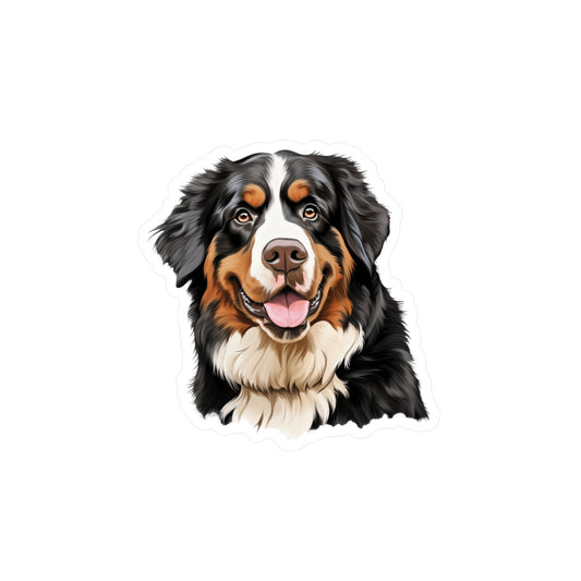 Bernese Mountain Dog Sticker - Kiss-Cut Vinyl Dog Decals