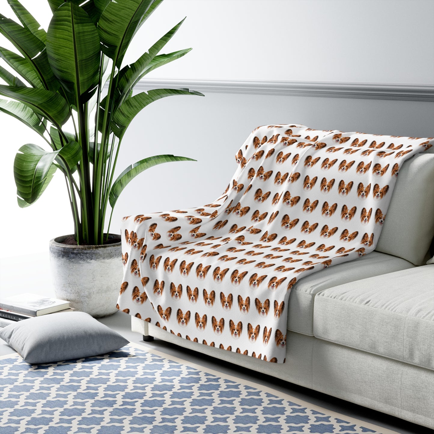 Papillon Blanket | Papillon Lover Gift
