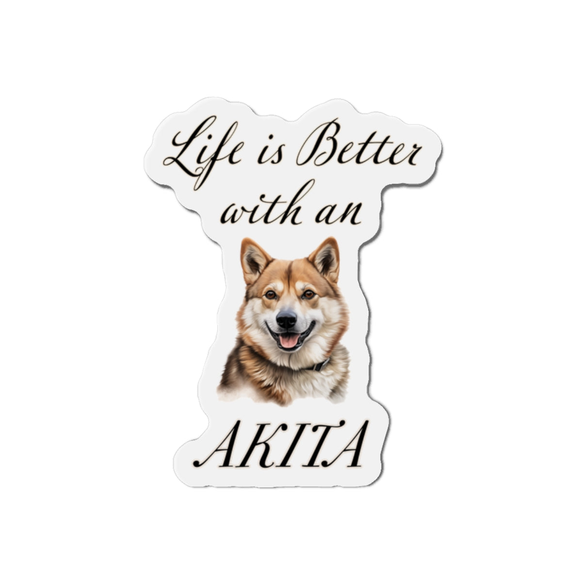 Akita Magnet - Die-Cut