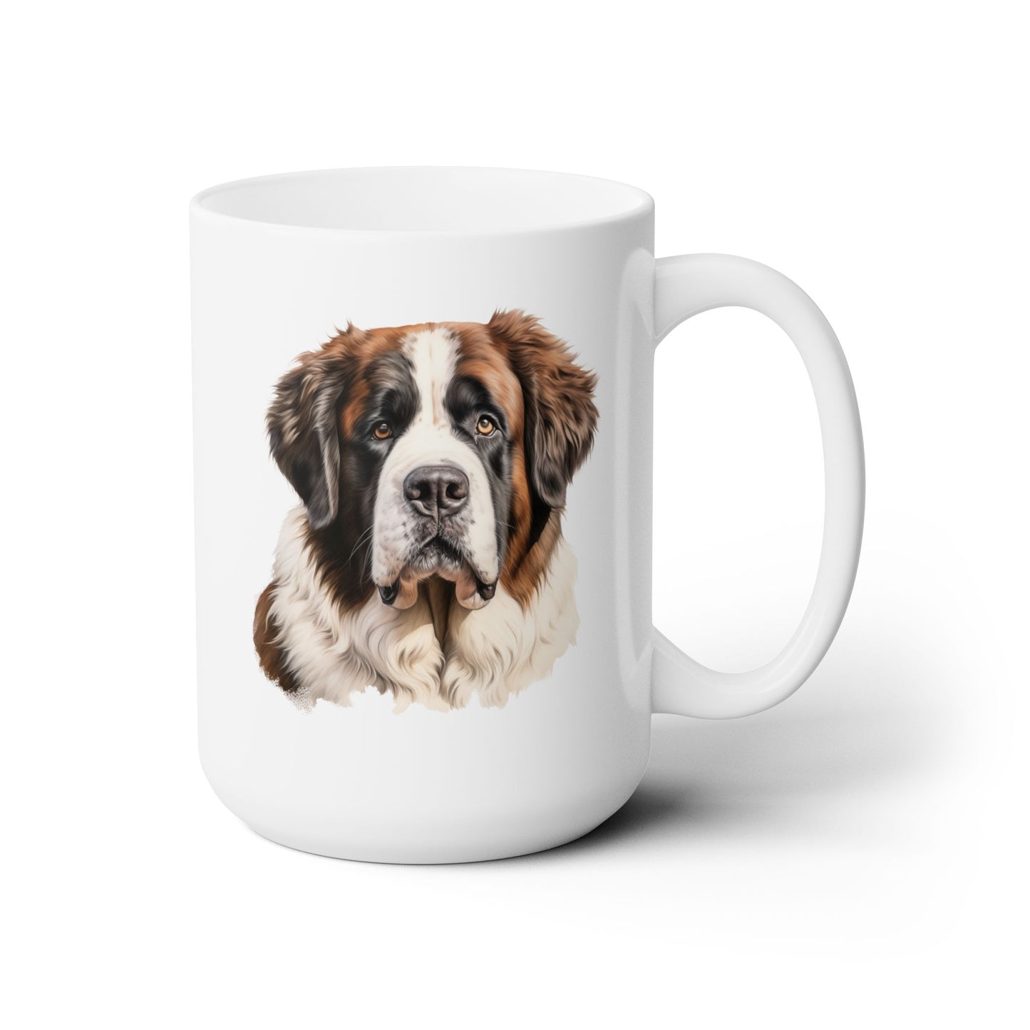 Saint Bernard Mug - Dog Mom Gift, Dog Dad Gift - 15 oz