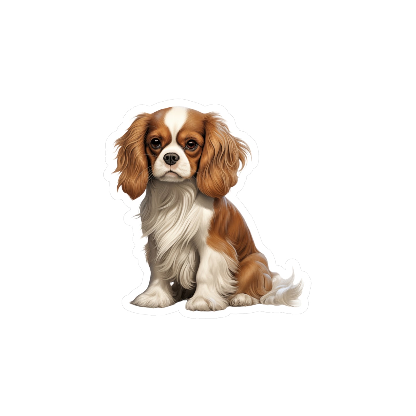 Cavalier King Charles Spaniel Sticker - Vinyl Dog Decals