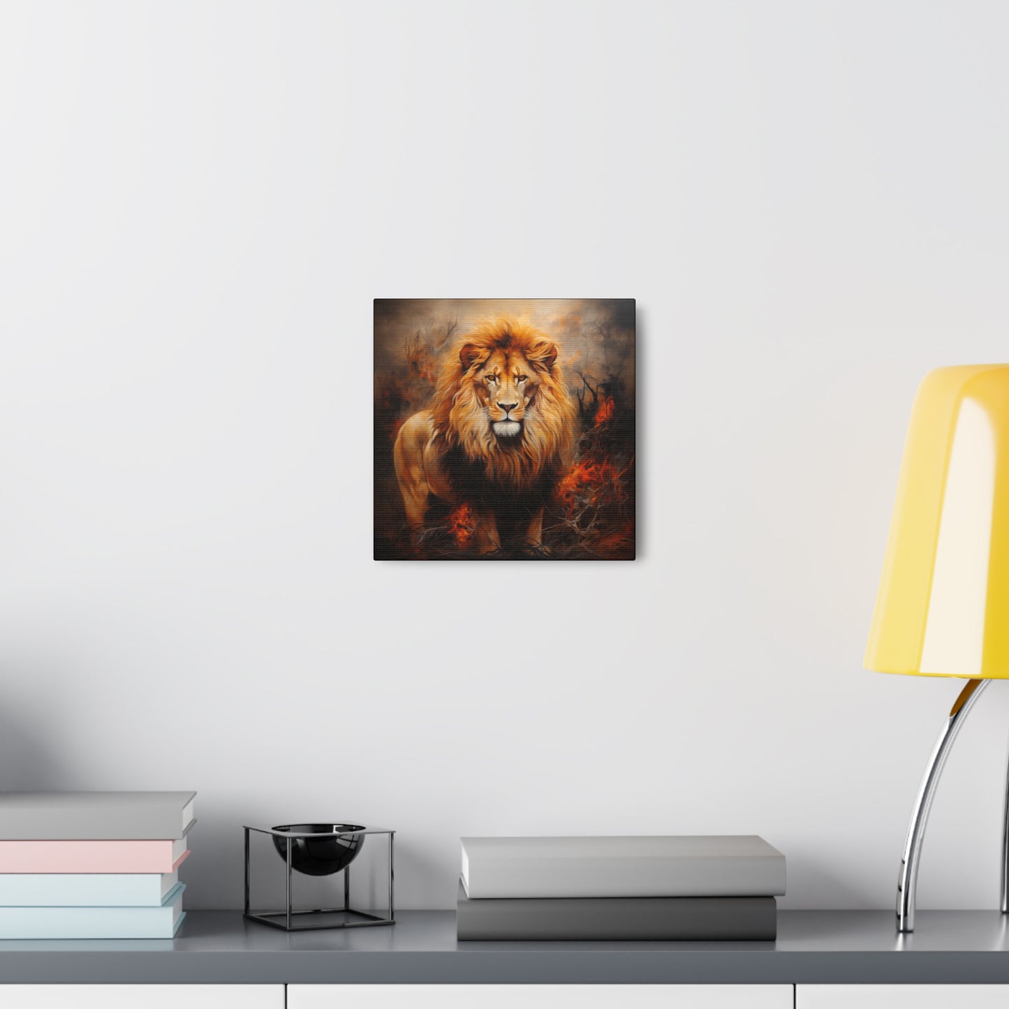 Lion Art - Animal Print - Canvas Gallery Wraps