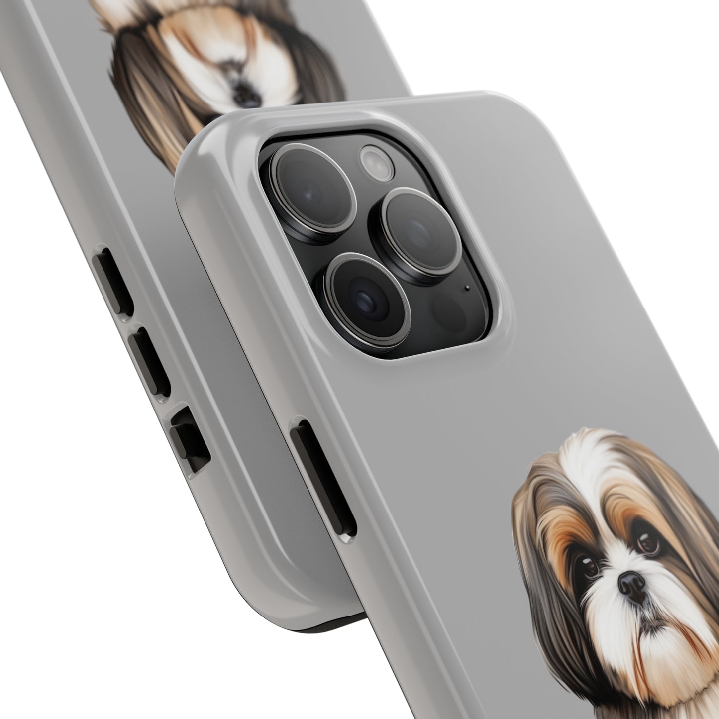 Light Grey Shih Tzu Tough Phone Case