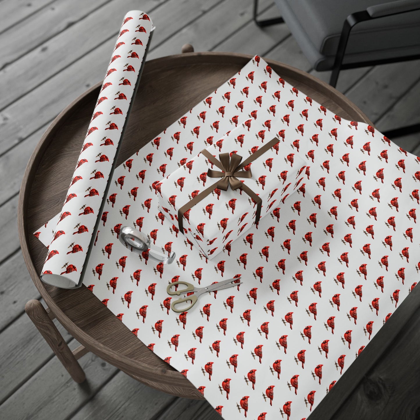 Cardinal Wrapping Paper - Bird Gift Wrap