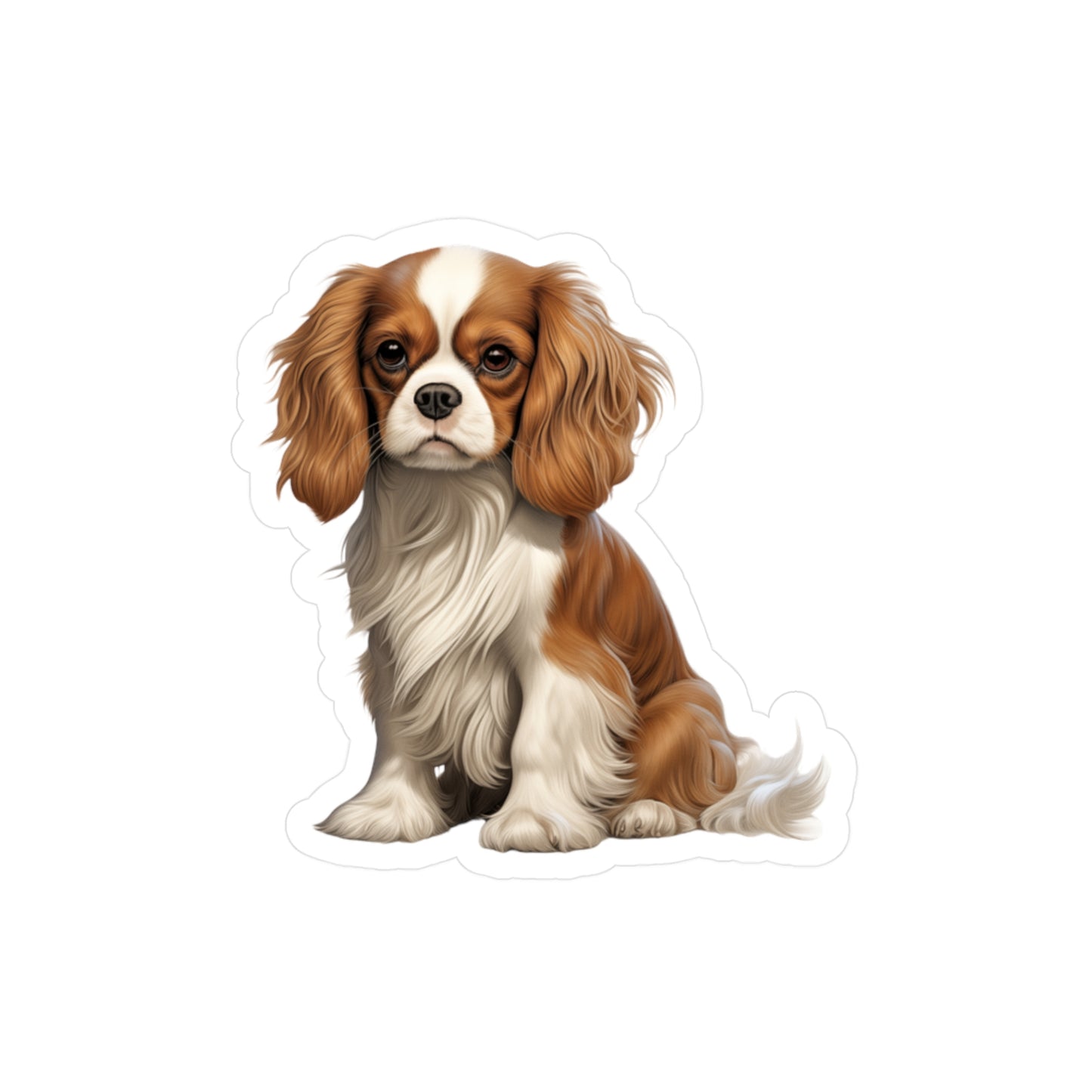 Cavalier King Charles Spaniel Sticker - Vinyl Dog Decals