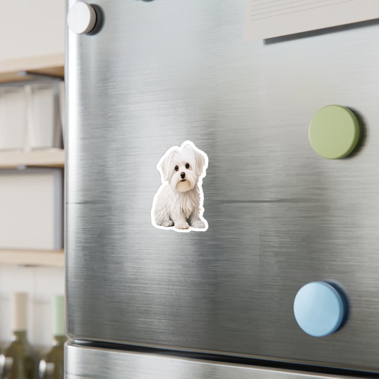 Maltese Sticker - Vinyl Dog Decals