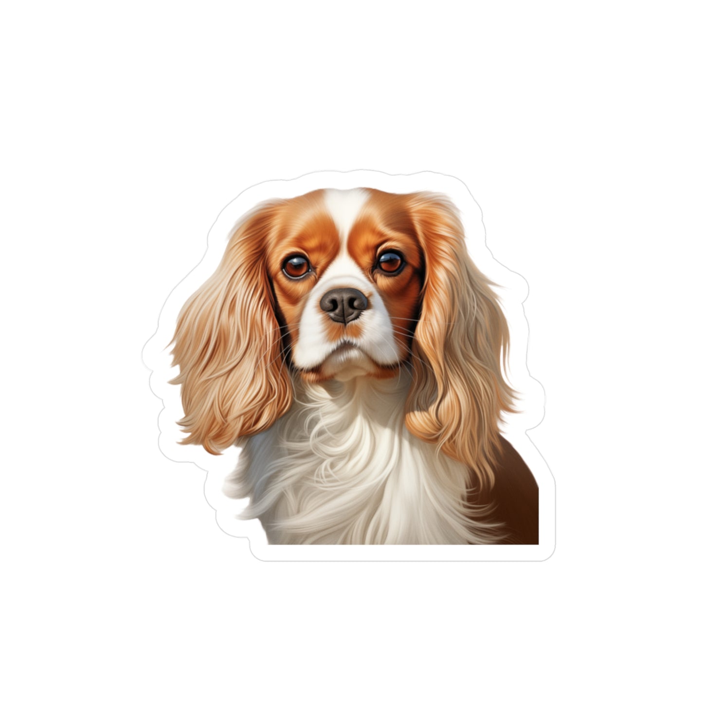 Cavalier King Charles Spaniel Sticker - Vinyl Dog Decals