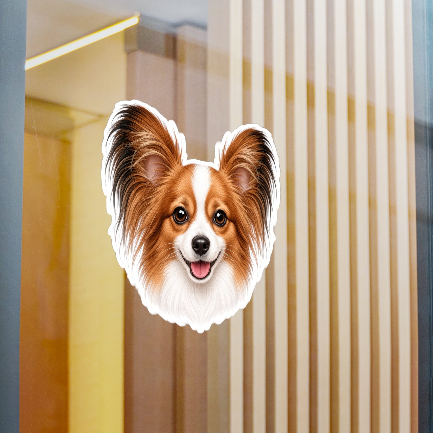 Papillon Sticker | Waterproof Vinyl Decal | Dog Lover Gift