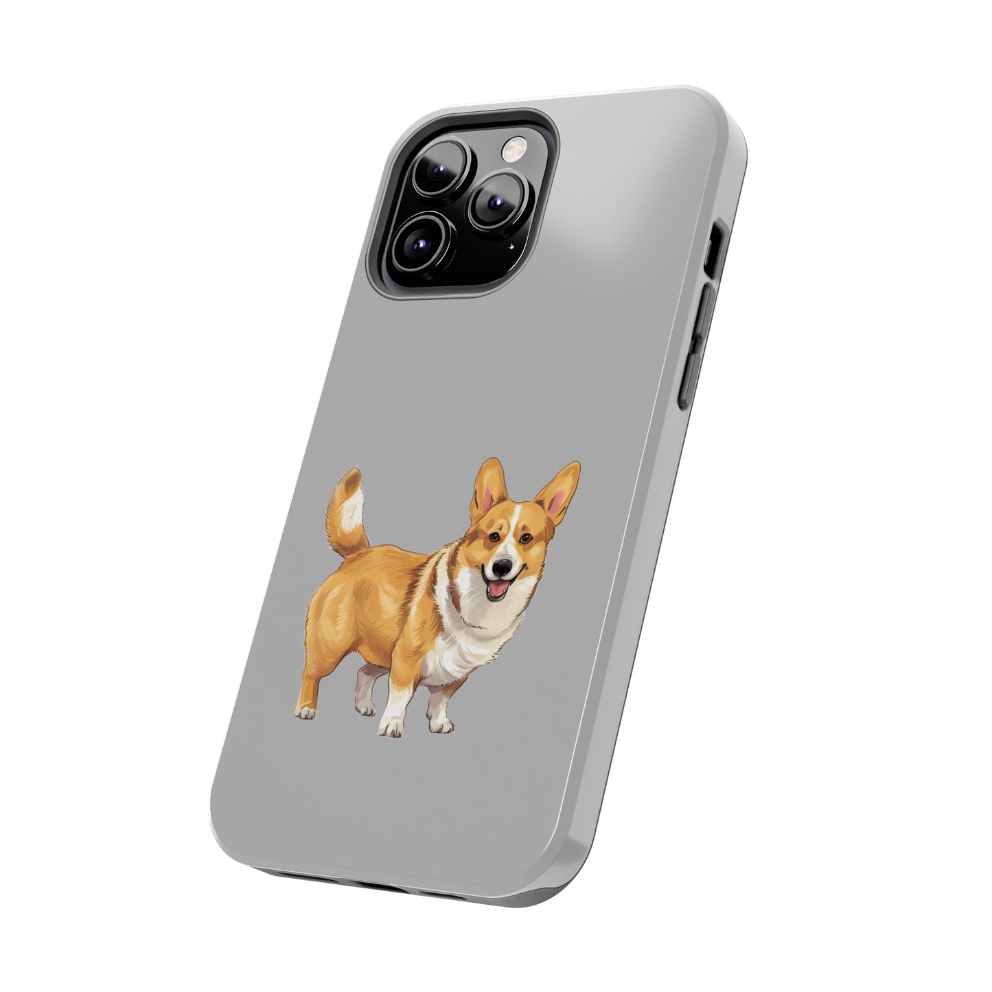 Light Grey Corgi Tough Phone Case