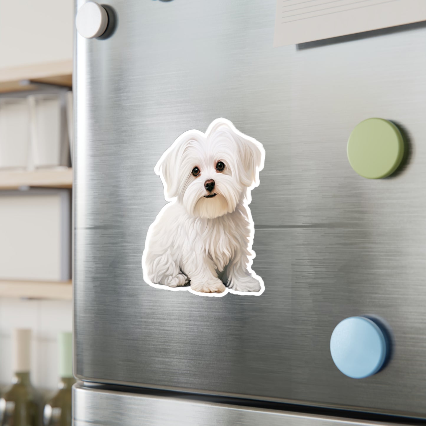 Maltese Sticker - Vinyl Dog Decals
