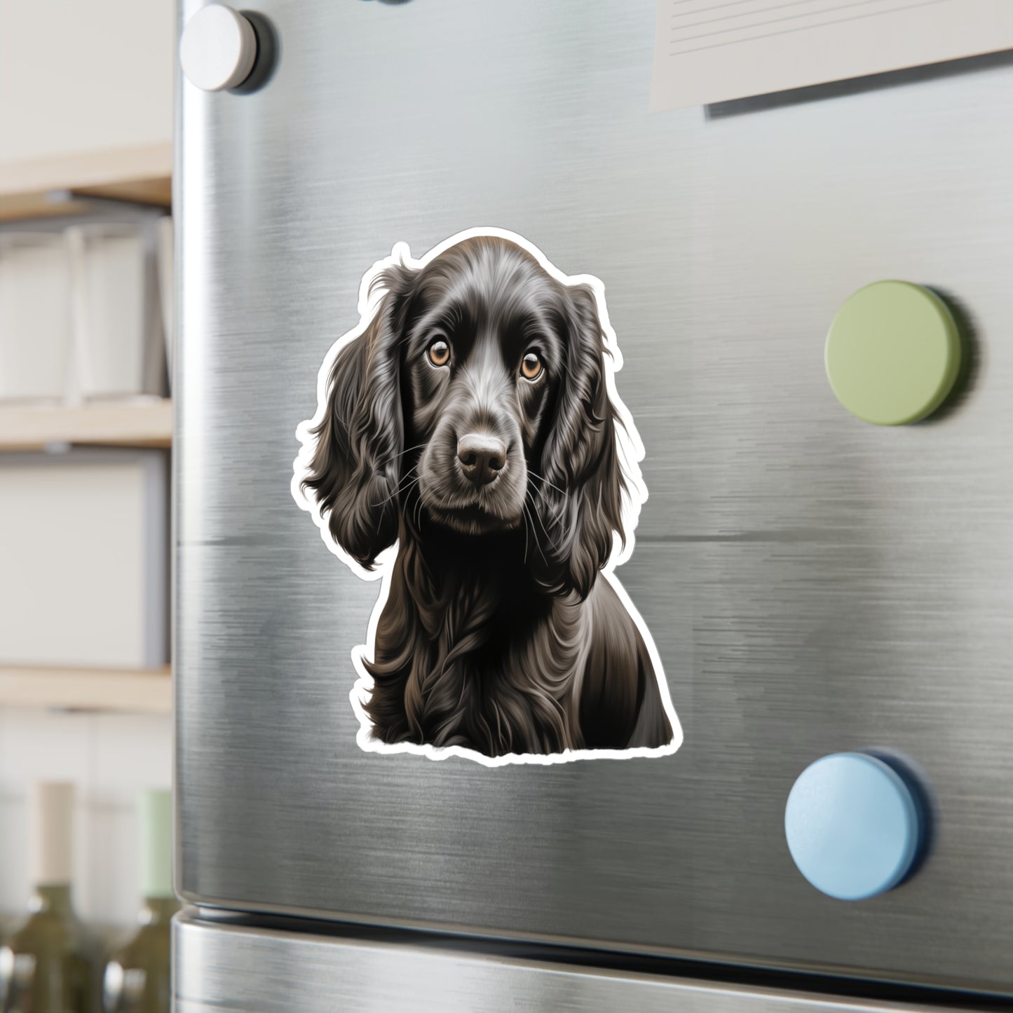 Black Cocker Spaniel Sticker - Waterproof Dog Decal