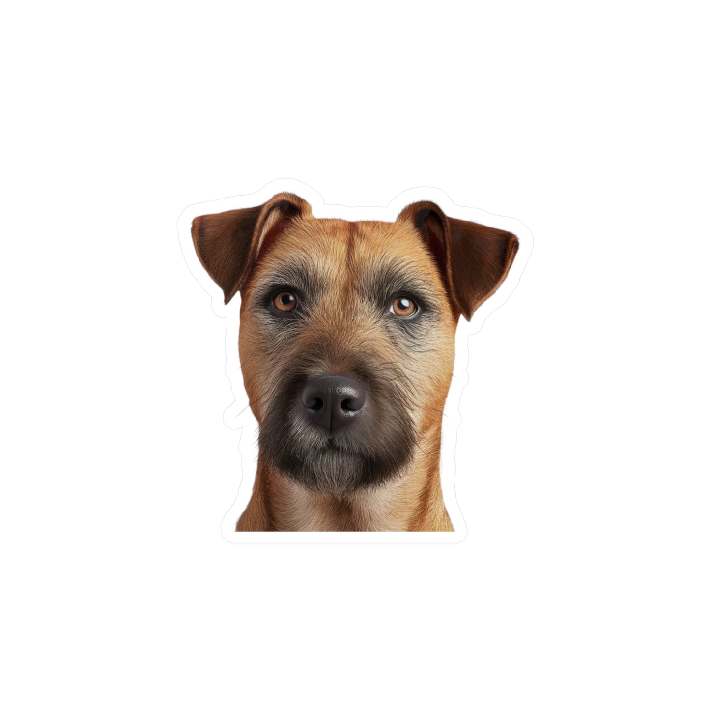 Border Terrier Kiss-Cut Vinyl Decals Stickers, Dog Lover Gift, Car Decals, Laptop Stickers, Pet Owner Gift, Animal Lover Decor