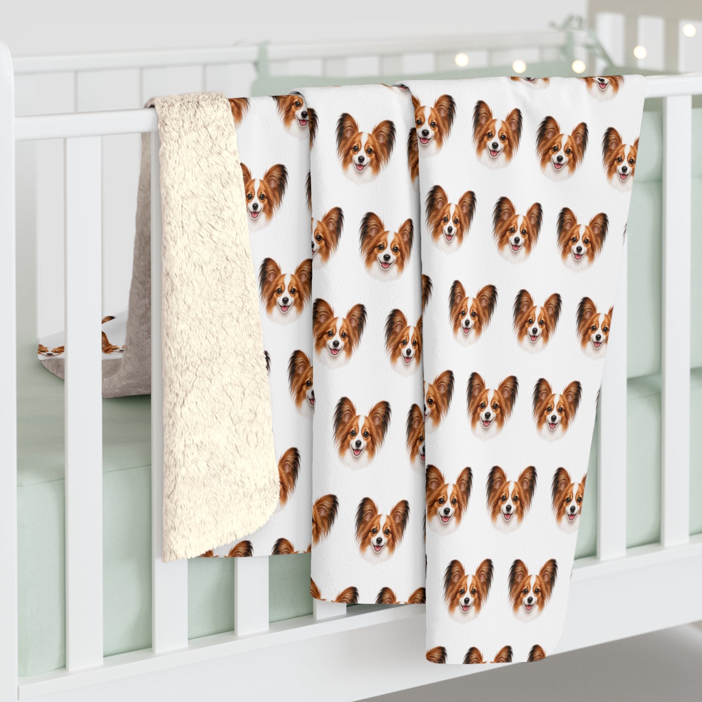 Papillon Blanket | Papillon Lover Gift