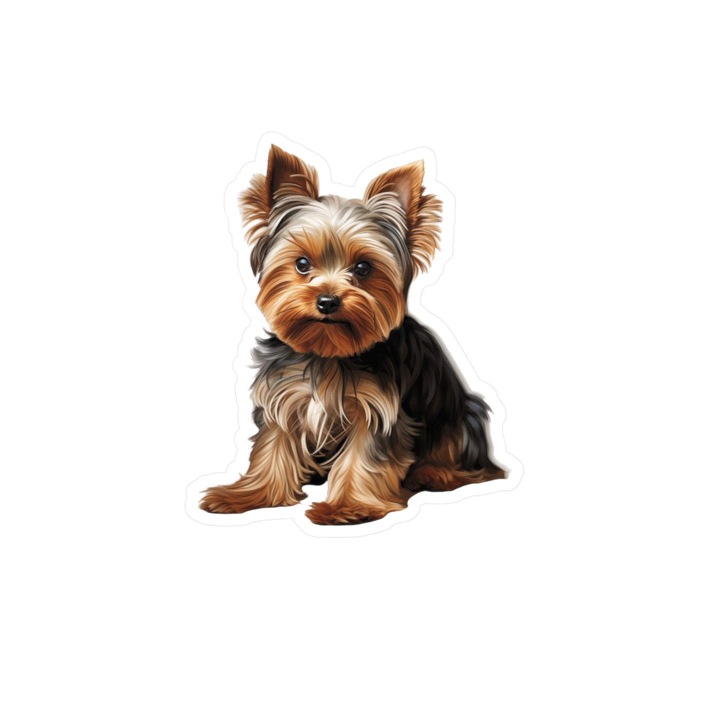 Yorkshire Terrier Sticker - Kiss-Cut Vinyl Animal Decals
