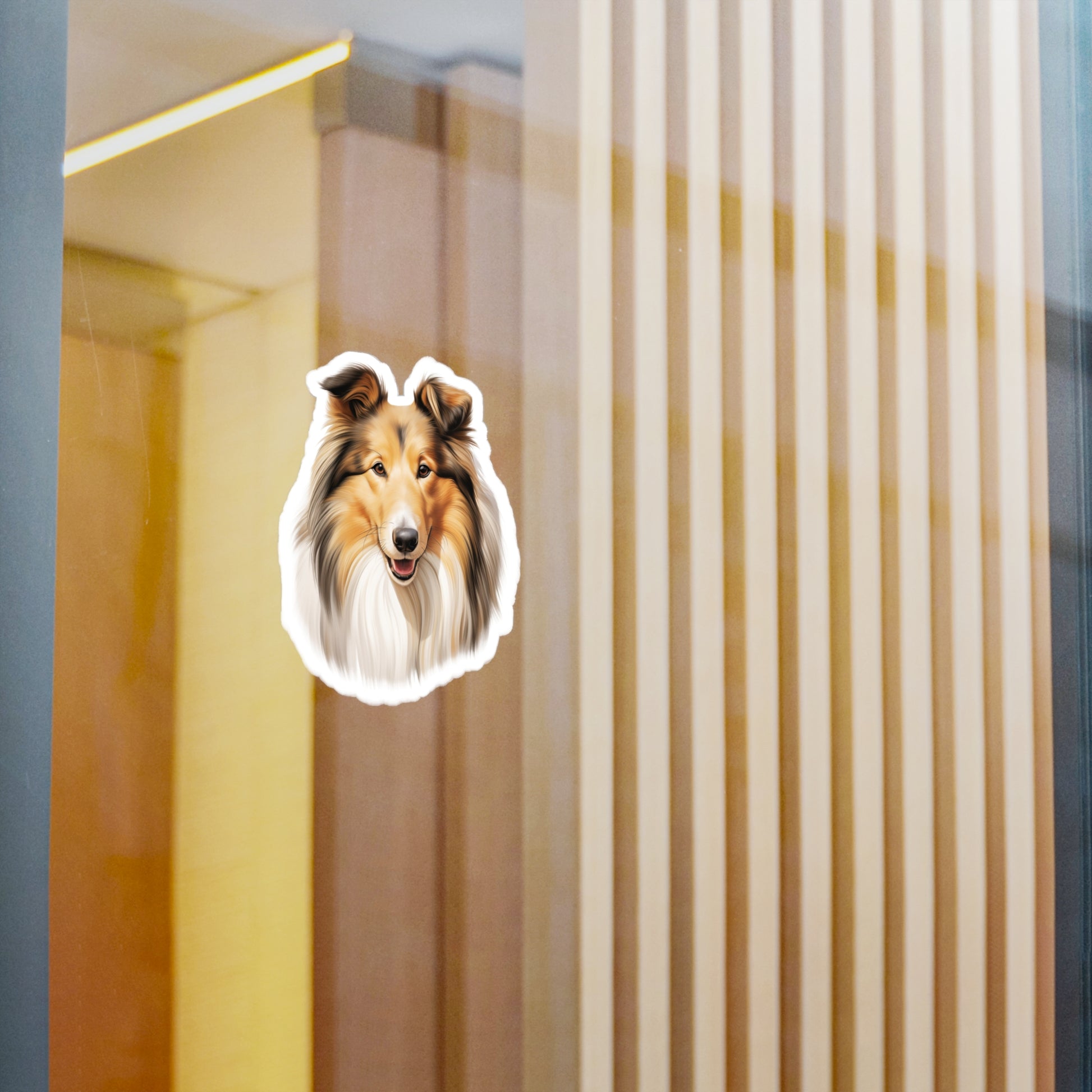 rough collie decal
