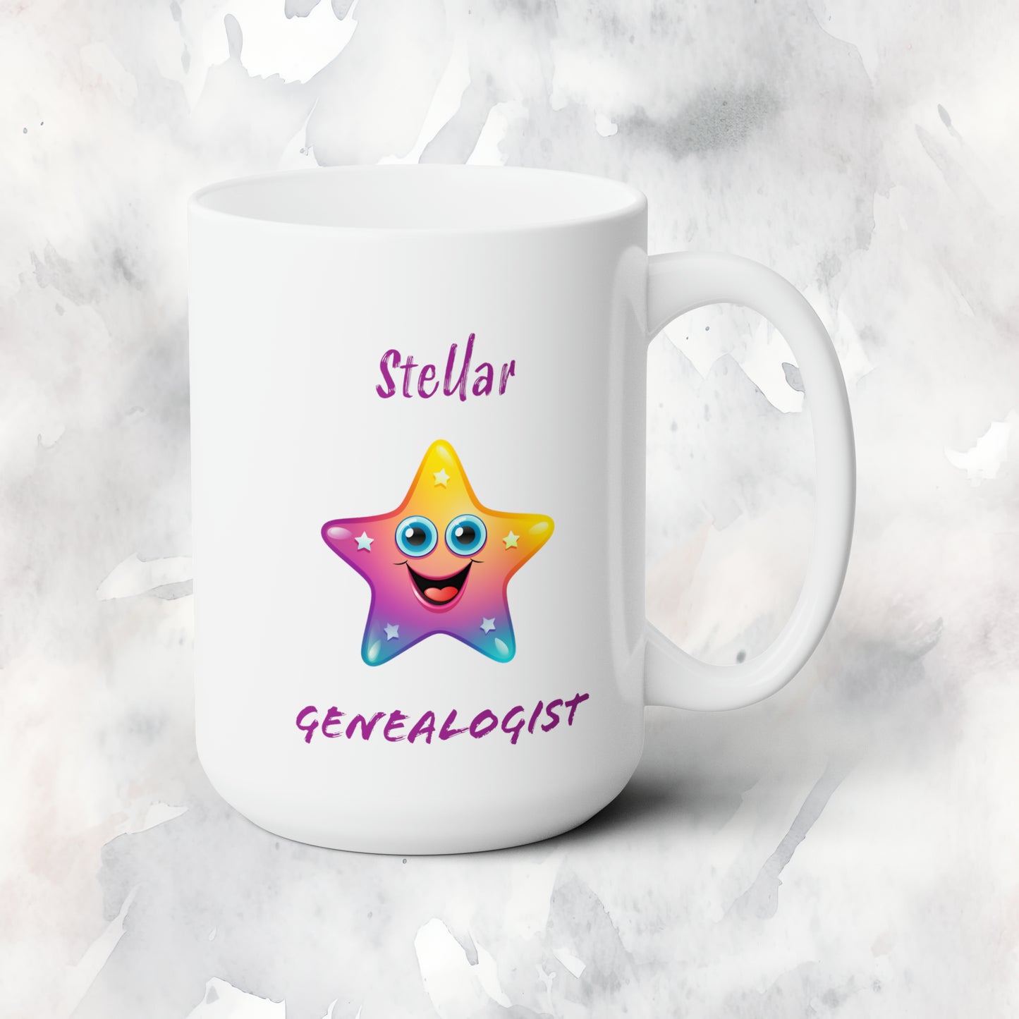Stellar Genealogist Mug 15oz