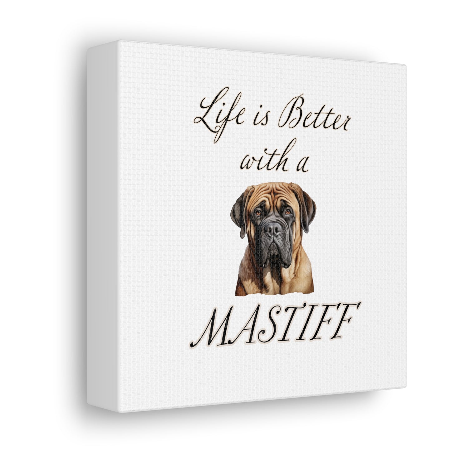 Mastiff Print - Canvas Gallery Wraps