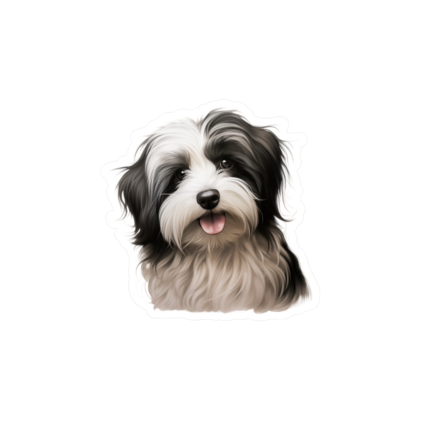 Havanese Sticker - Vinyl Dog Decals