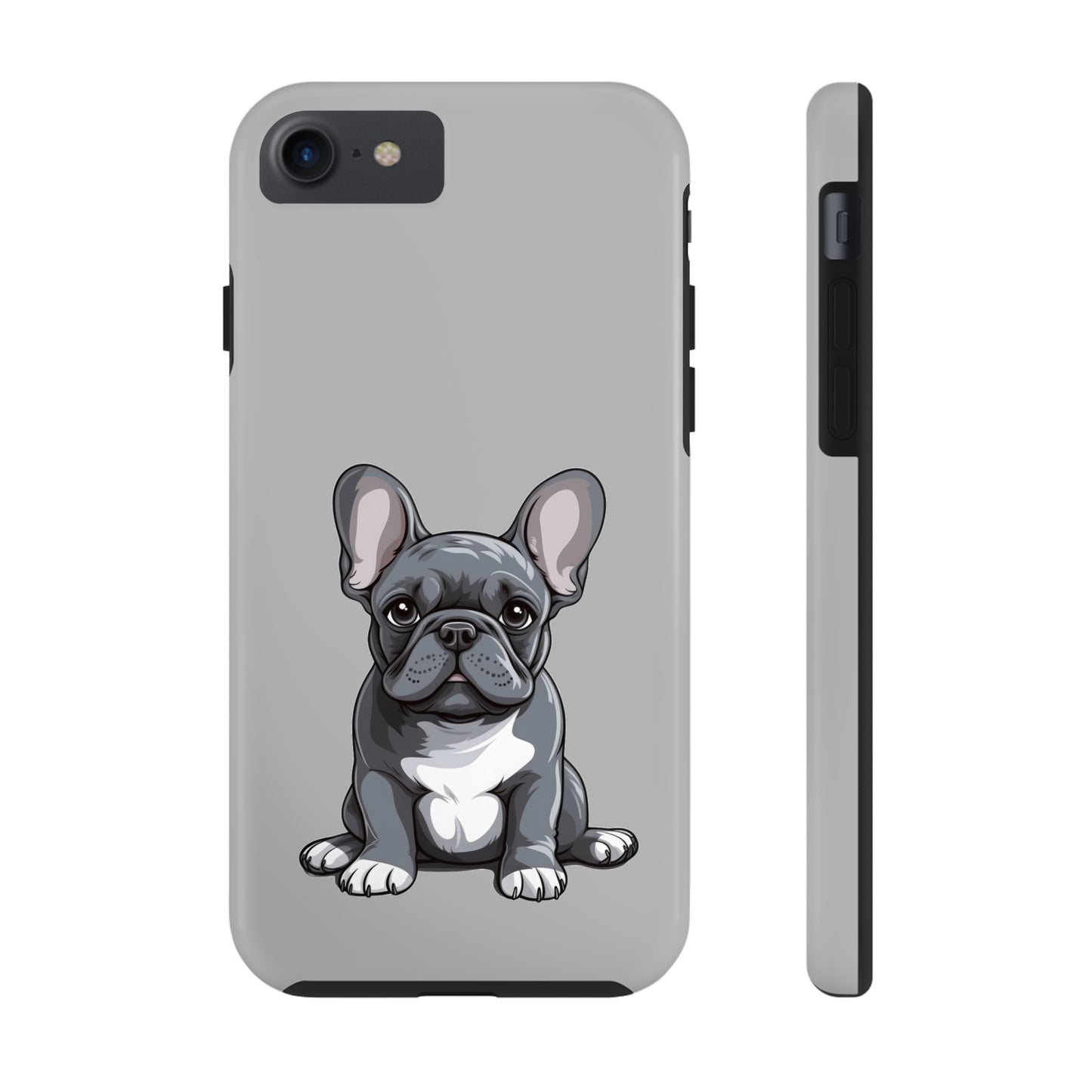 Light Grey French Bulldog Tough Phone Case