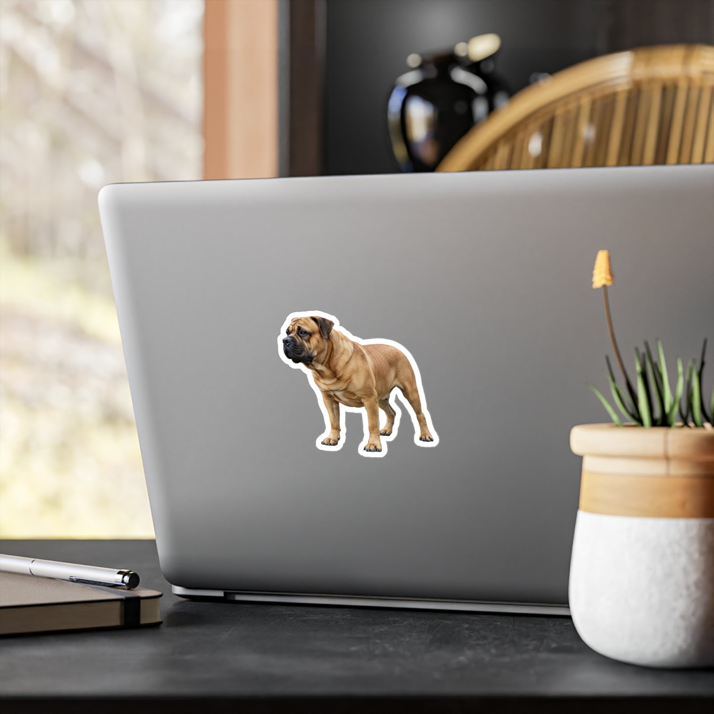 Bullmastiff Decal, Dog Lover Gift, Pet Sticker, Laptop Decal, Car Window Decal, Animal Lover, Vinyl Decal
