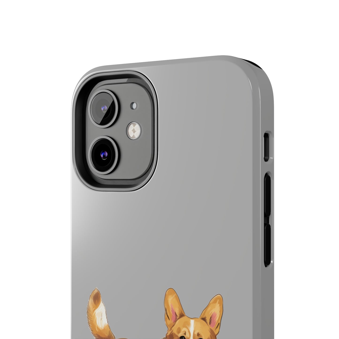 Light Grey Corgi Tough Phone Case