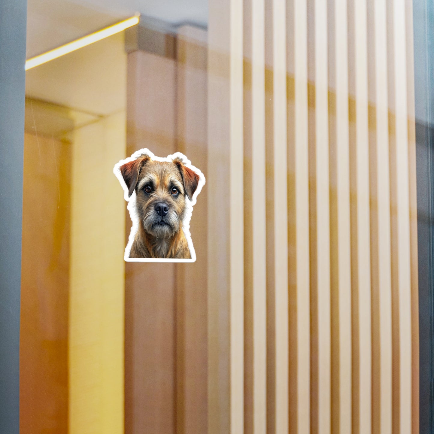 Border Terrier Kiss-Cut Vinyl Decals Stickers, Dog Lover Gift, Car Decals, Laptop Stickers, Pet Owner Gift, Animal Lover Decor