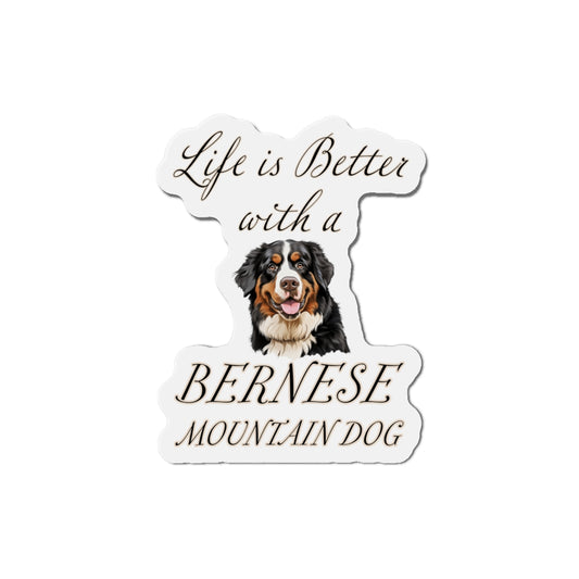 Bernese Mountain Dog Magnet - Die Cut Dog Magnet