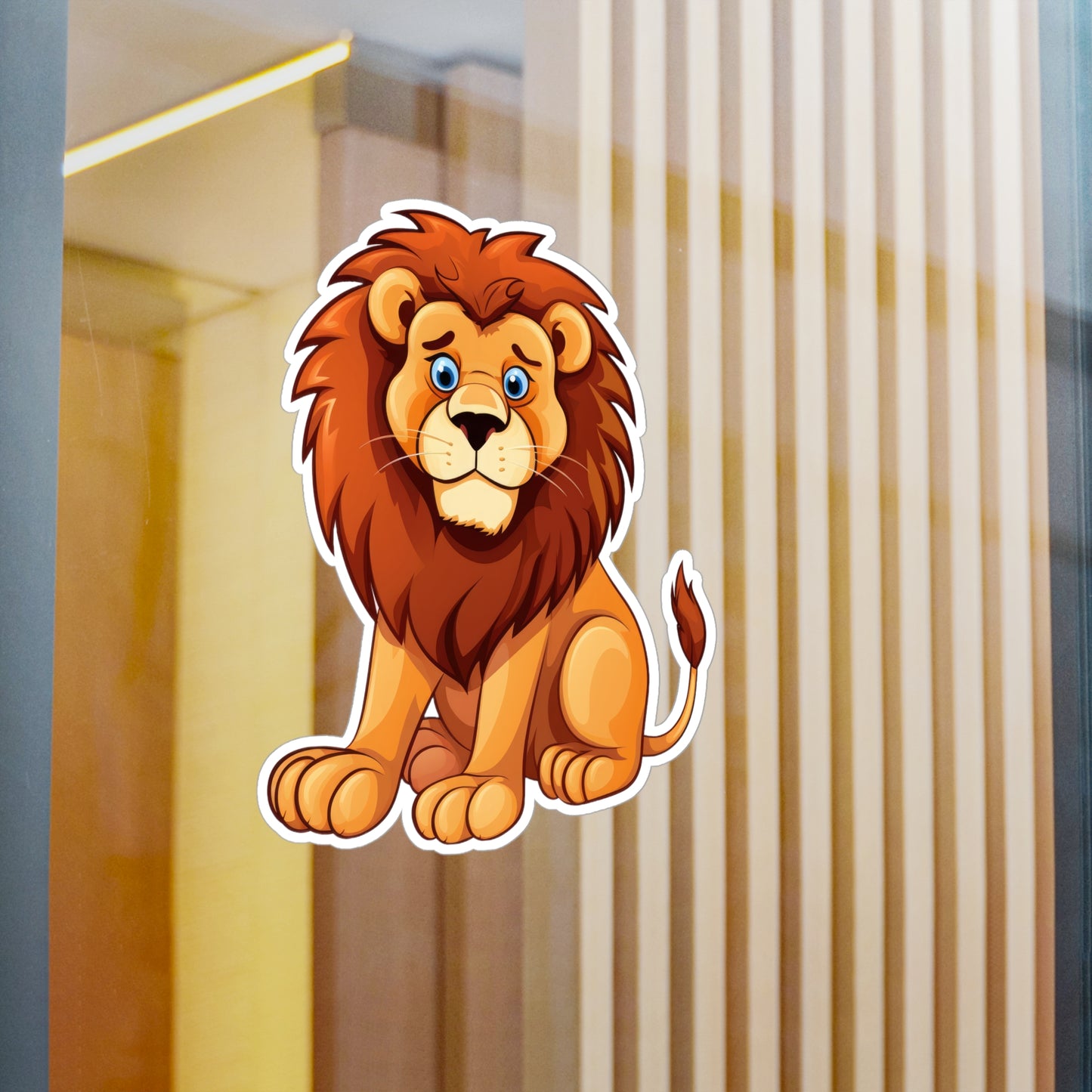 Lion Sticker - Waterproof Vinyl Wildlife Decal