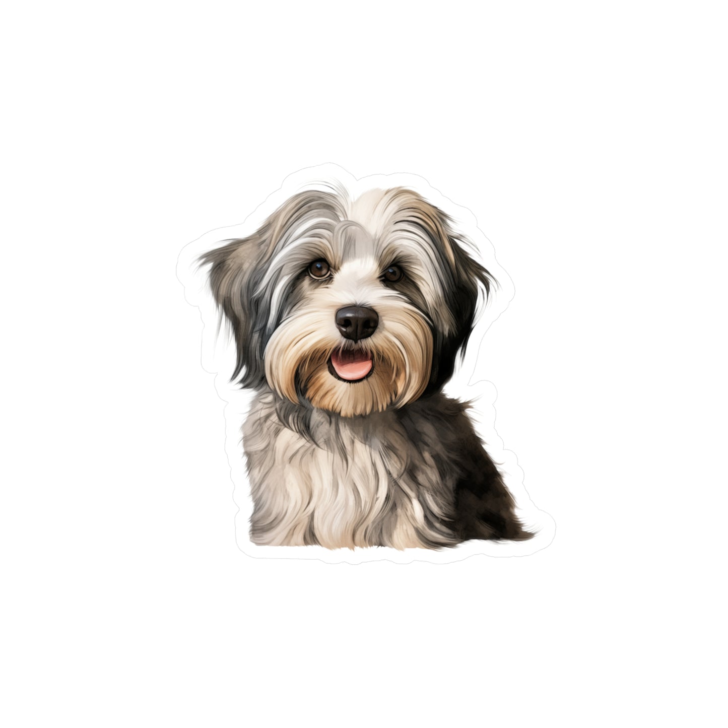Havanese Sticker - Vinyl Dog Decals