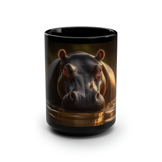 Hippopotamus Mug - 15 oz Ceramic Mug