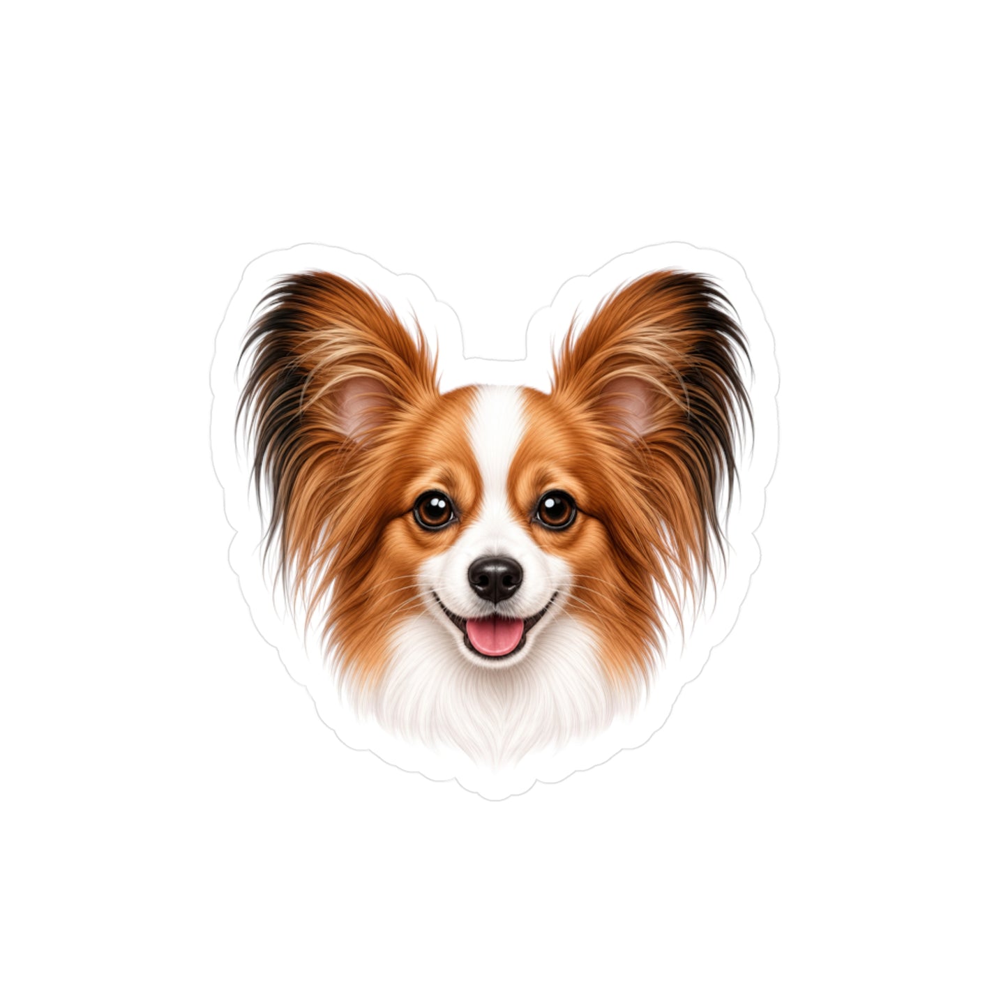 Papillon Sticker | Waterproof Vinyl Decal | Dog Lover Gift