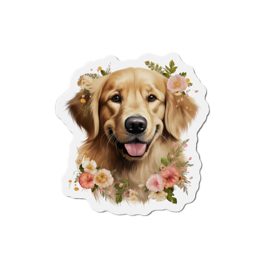 Golden Retriever Magnet - Die Cut Dog Magnet