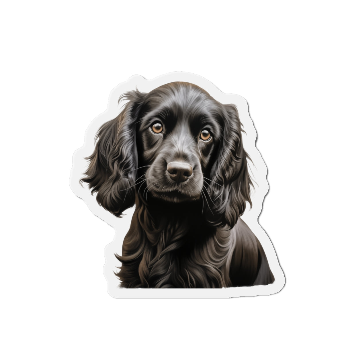 Black Cocker Spaniel Magnet