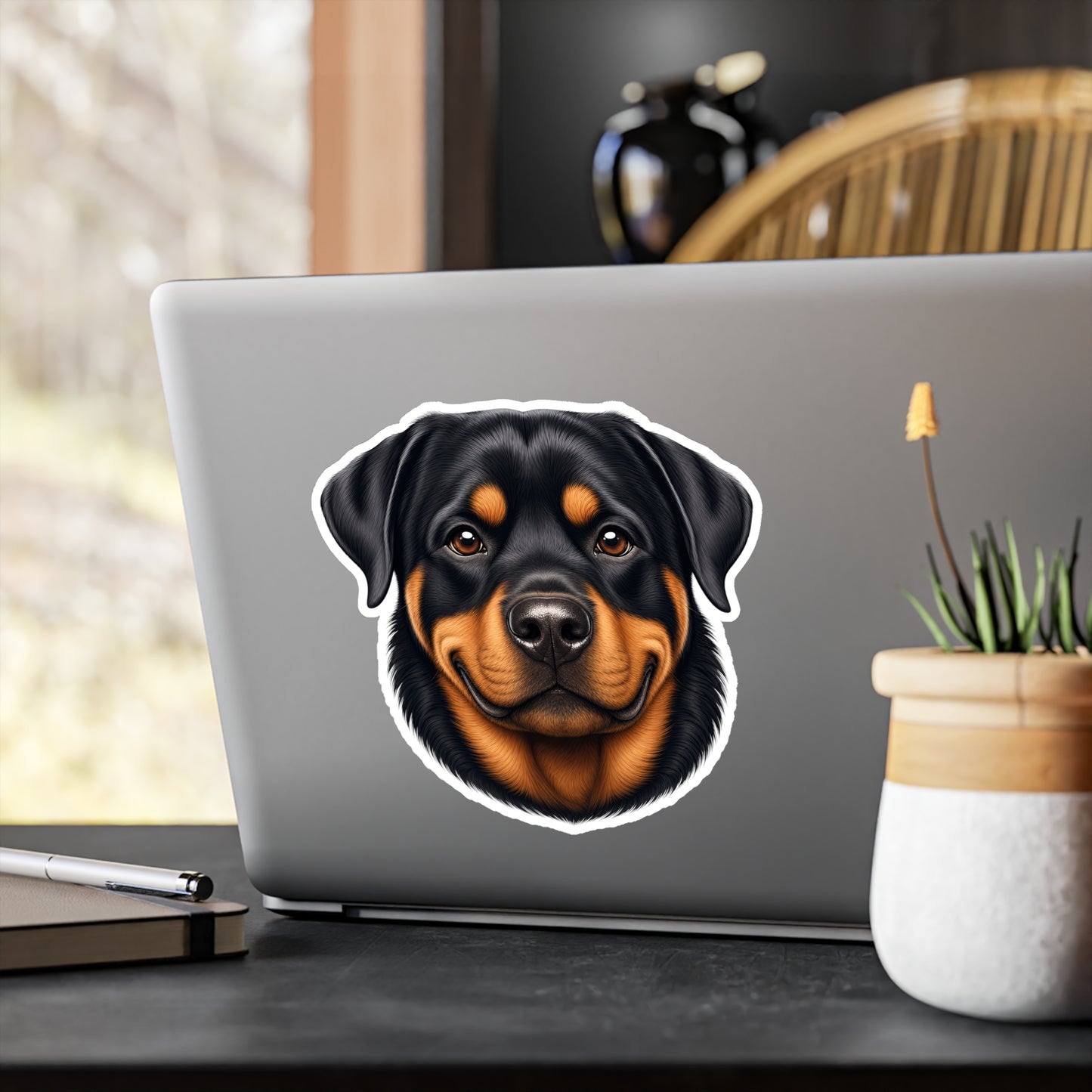 Rottweiler Sticker | Waterproof Vinyl Decal | Dog Lover Gift
