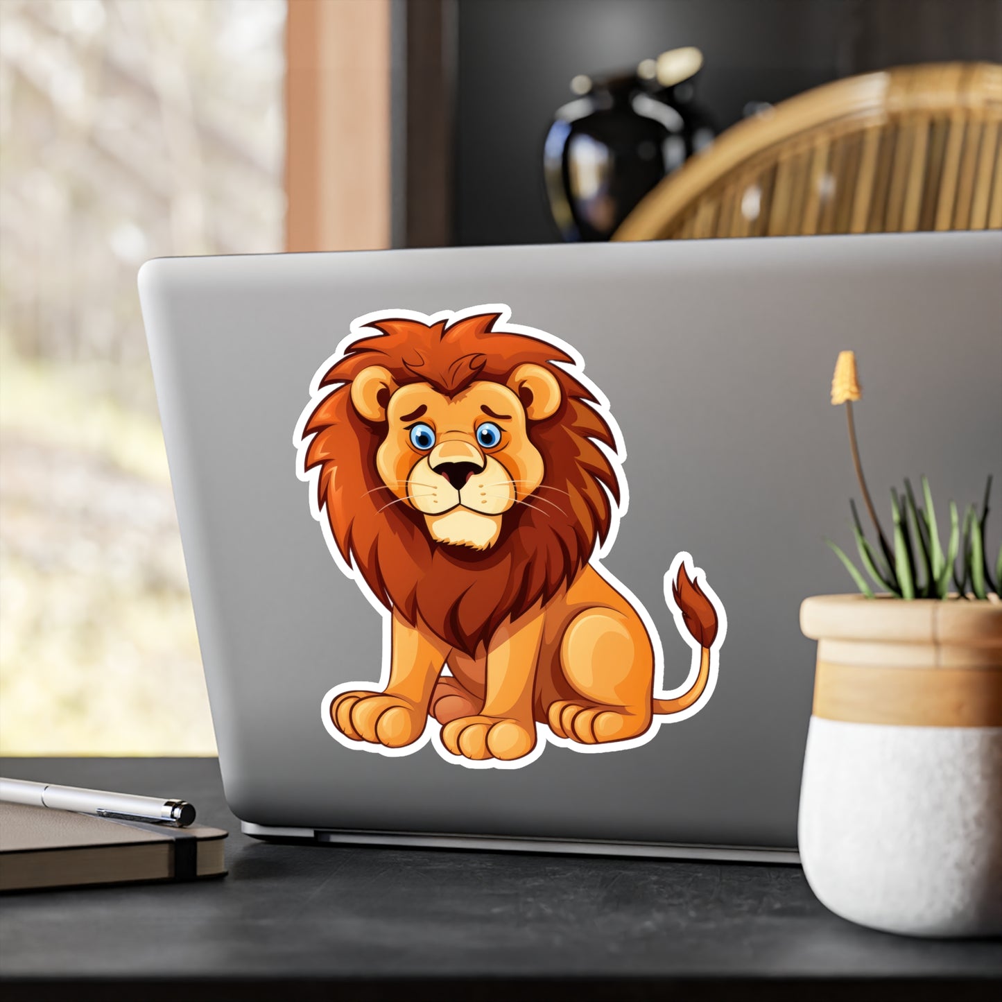 Lion Sticker - Waterproof Vinyl Wildlife Decal