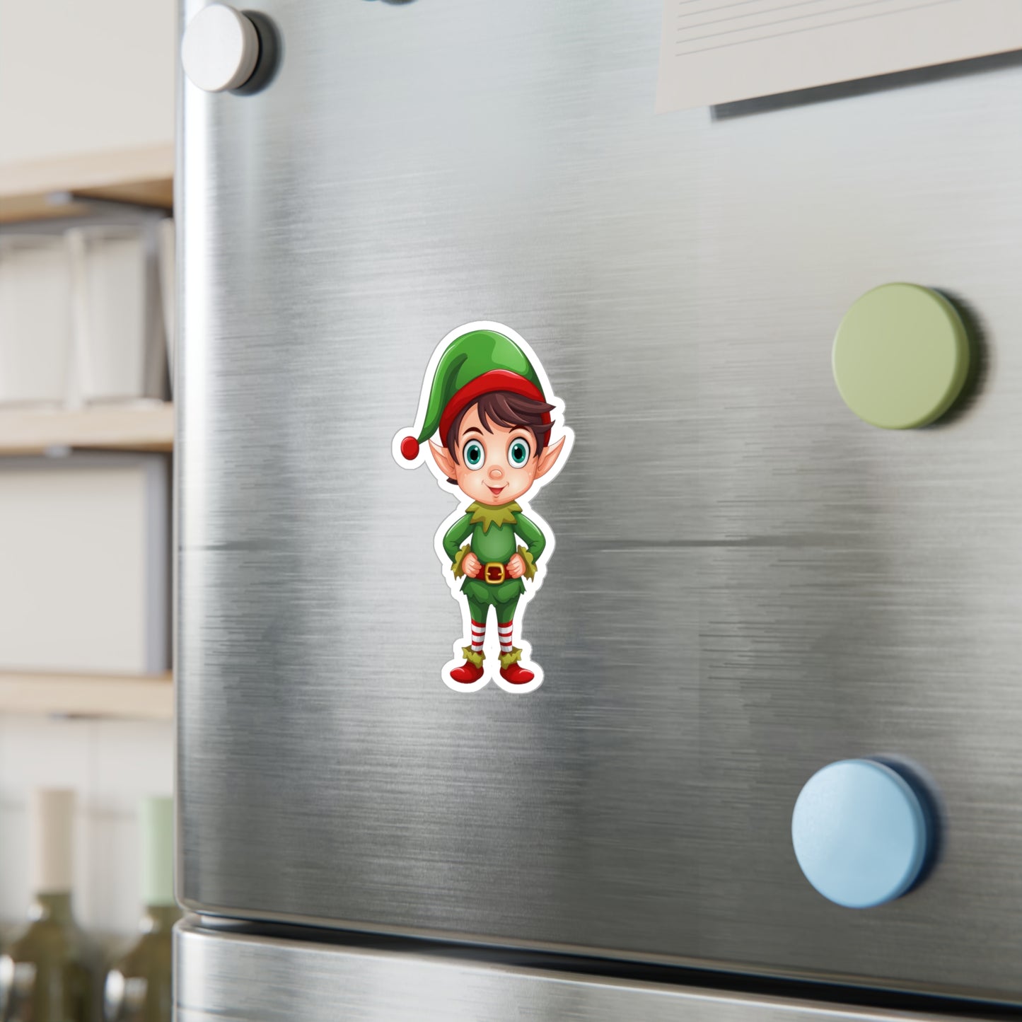 Christmas Elf Sticker - Kiss-Cut Vinyl Decals